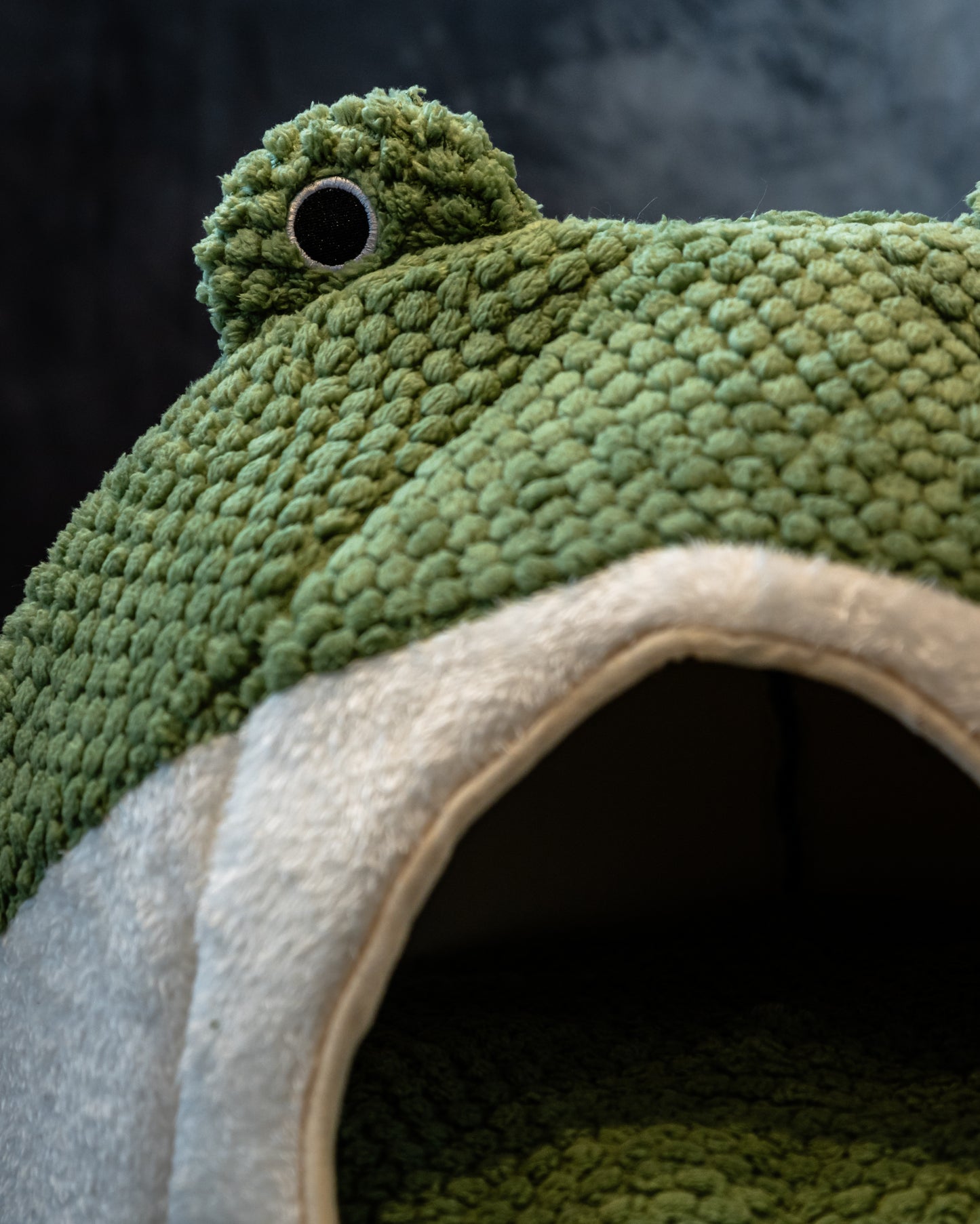 Frog-Shaped Pet Bed